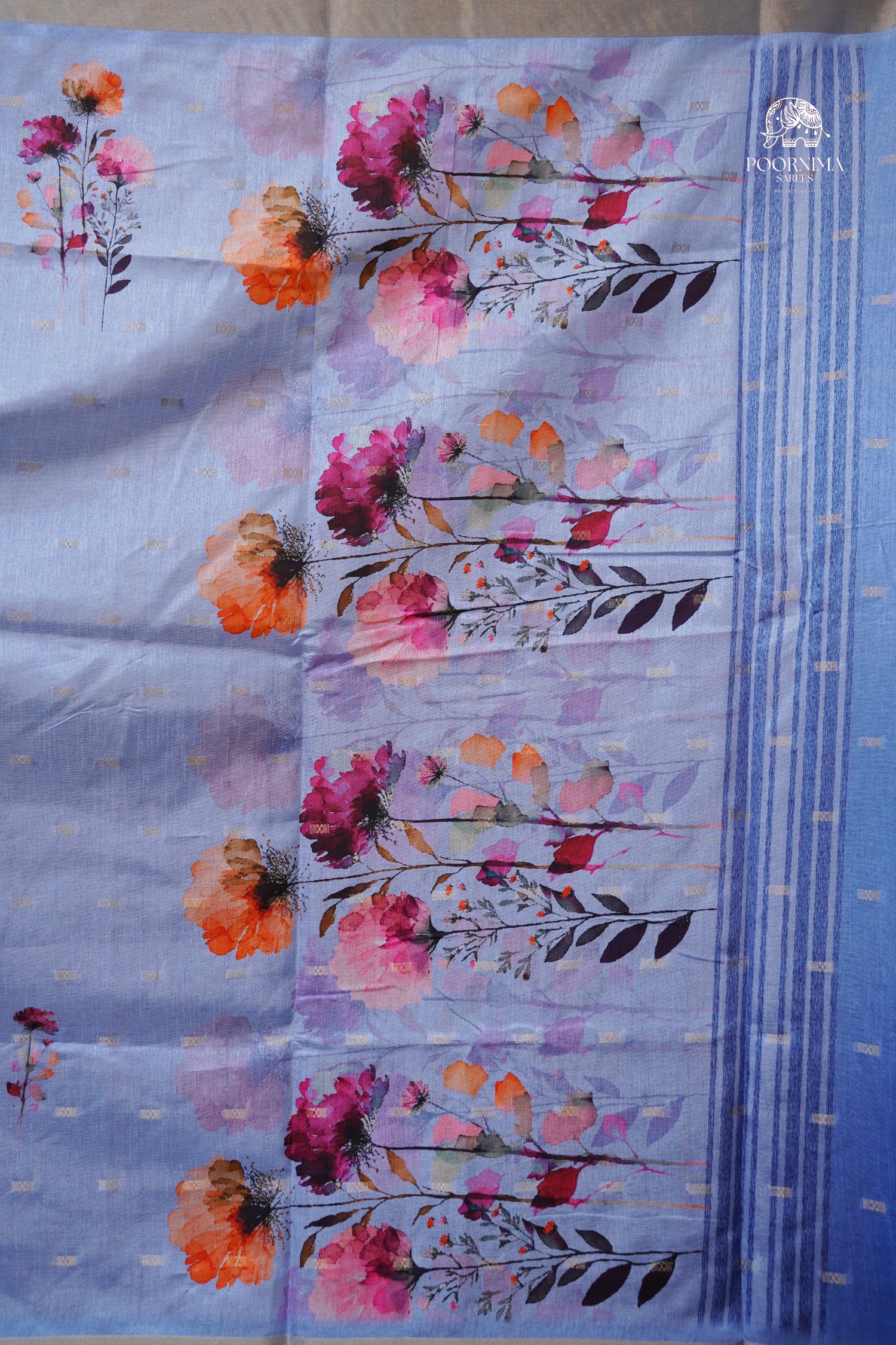 CHANDERI SAREE - LAVENDER