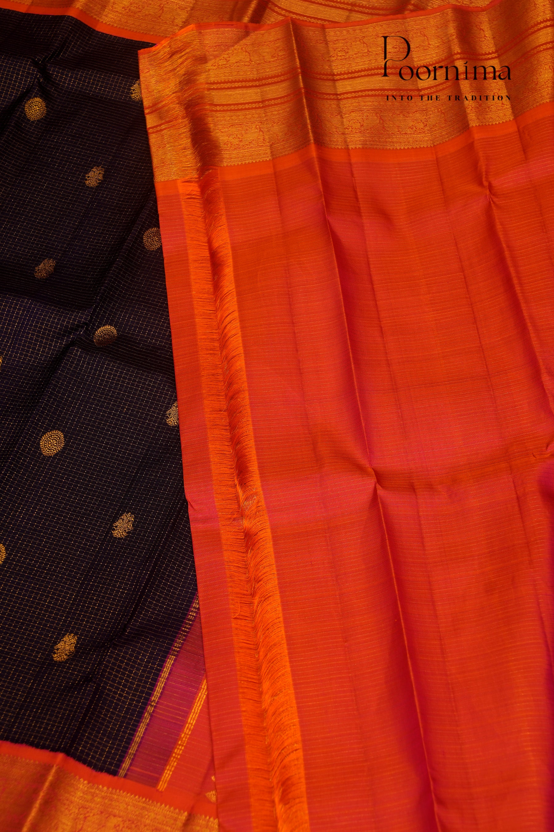 VINTAGE KANJEEVARAM- BLACK