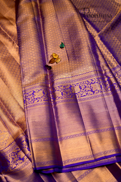 VINTAGE KANJEEVARAM- BLUE