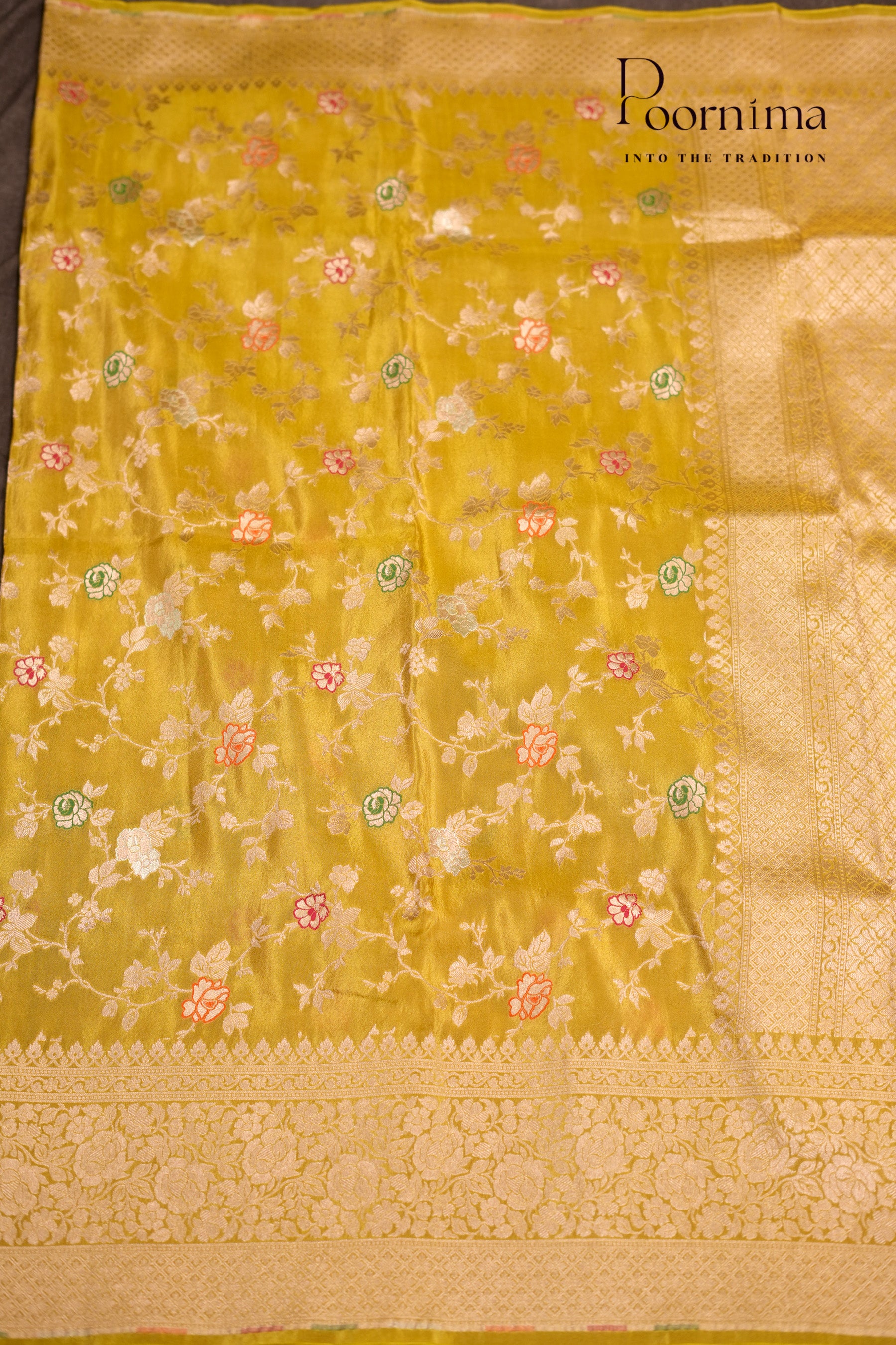 BENARASI PATTU- SUNFLOWER