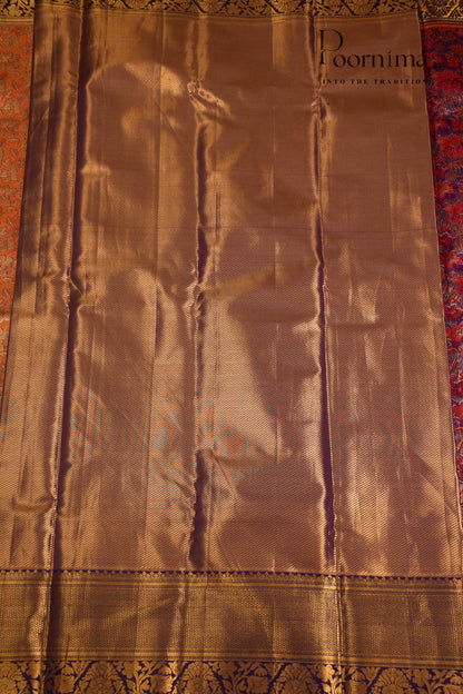 VINTAGE KANJEEVARAM- ORANGE