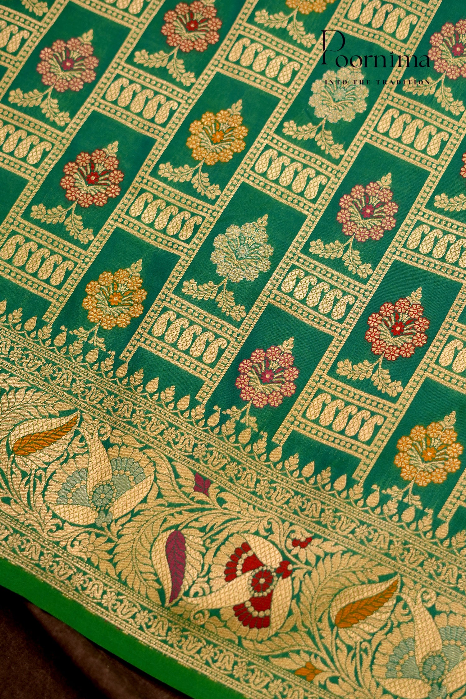 BENARASI PATTU- GREEN