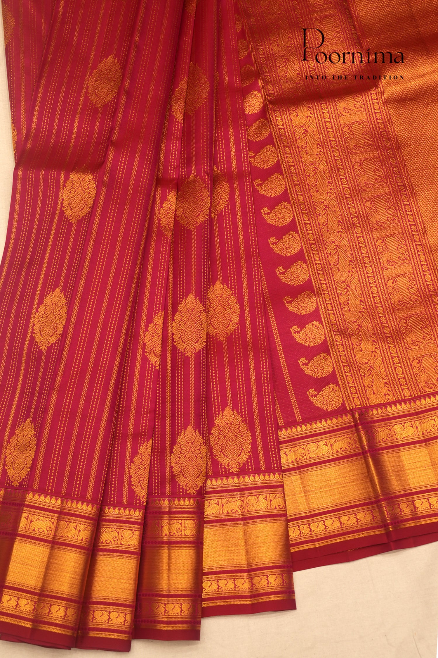 VINTAGE KANJEEVARAM- MAGENTA PINK