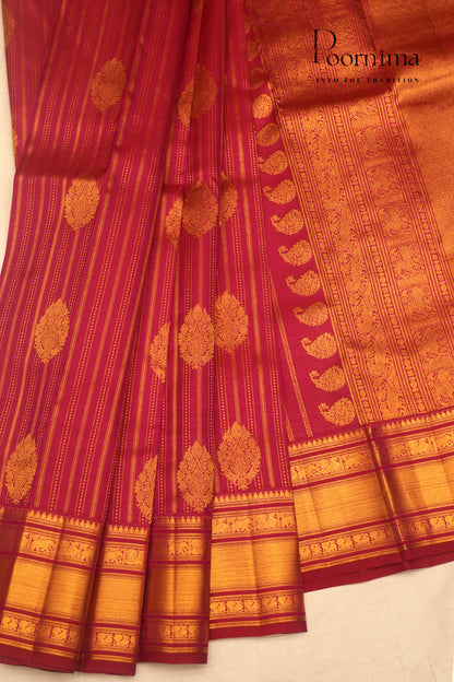 VINTAGE KANJEEVARAM- MAGENTA PINK