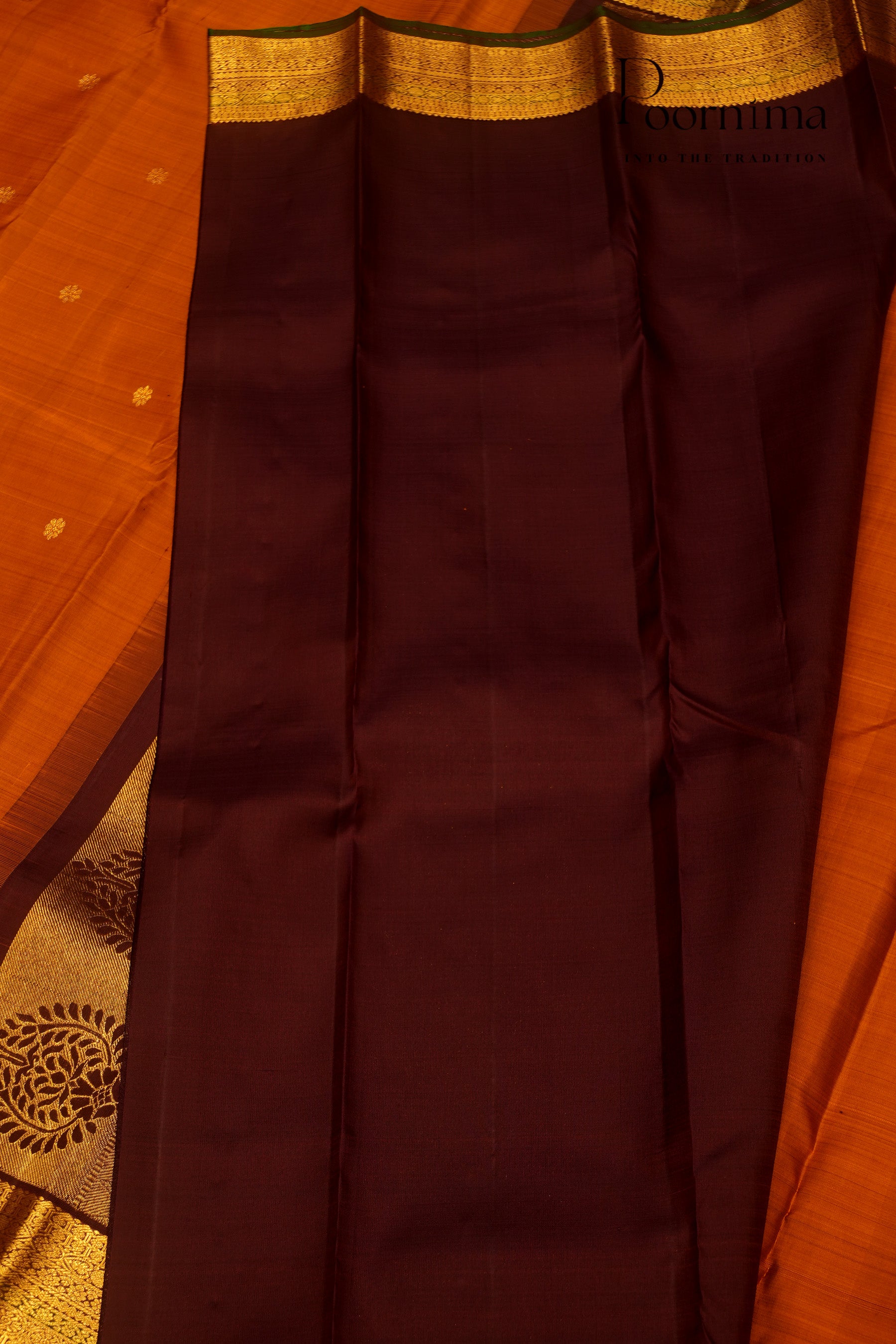 VINTAGE KANJEEVARAM- BROWN