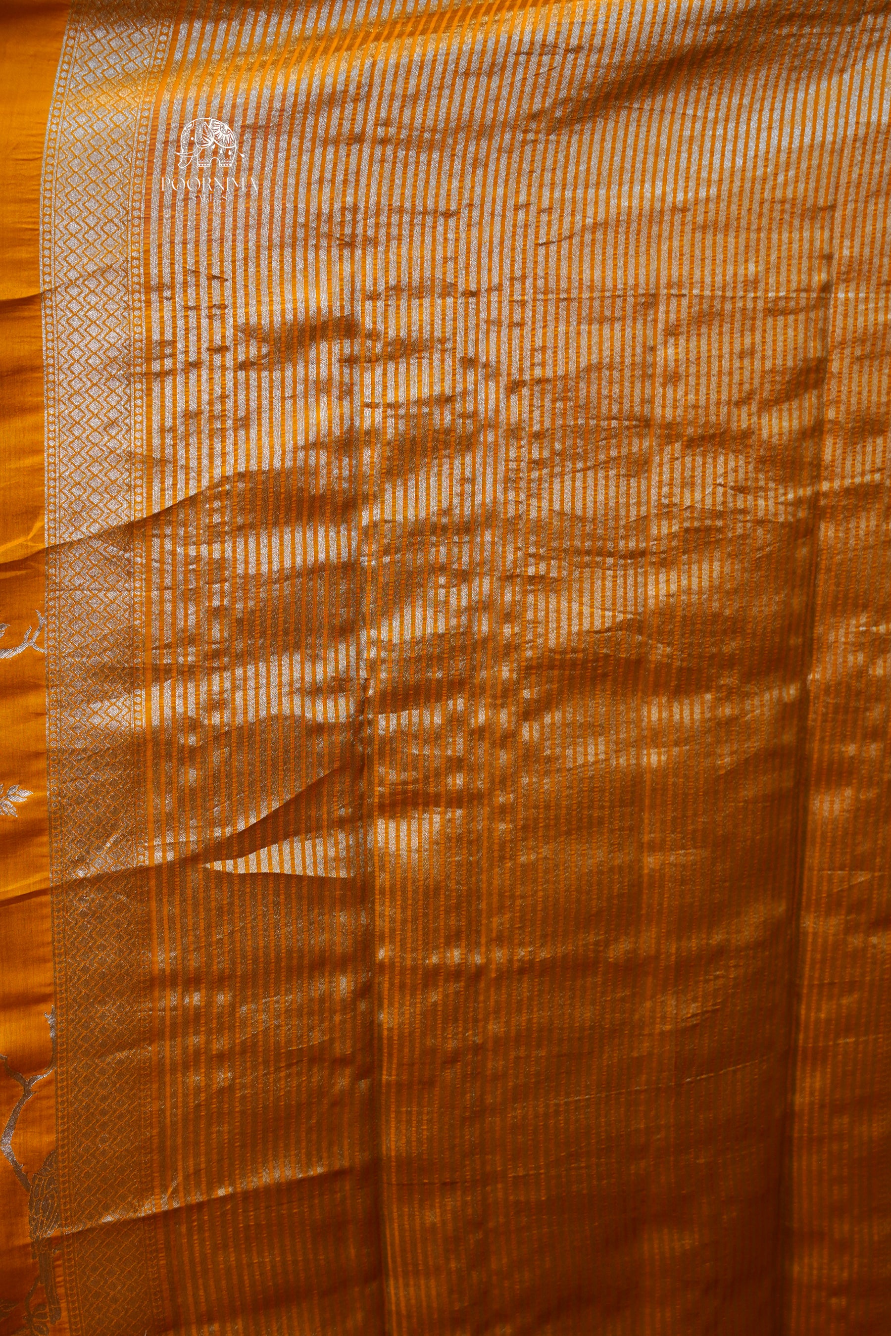 PURE BANARASI SAREE - HARVEST GOLD