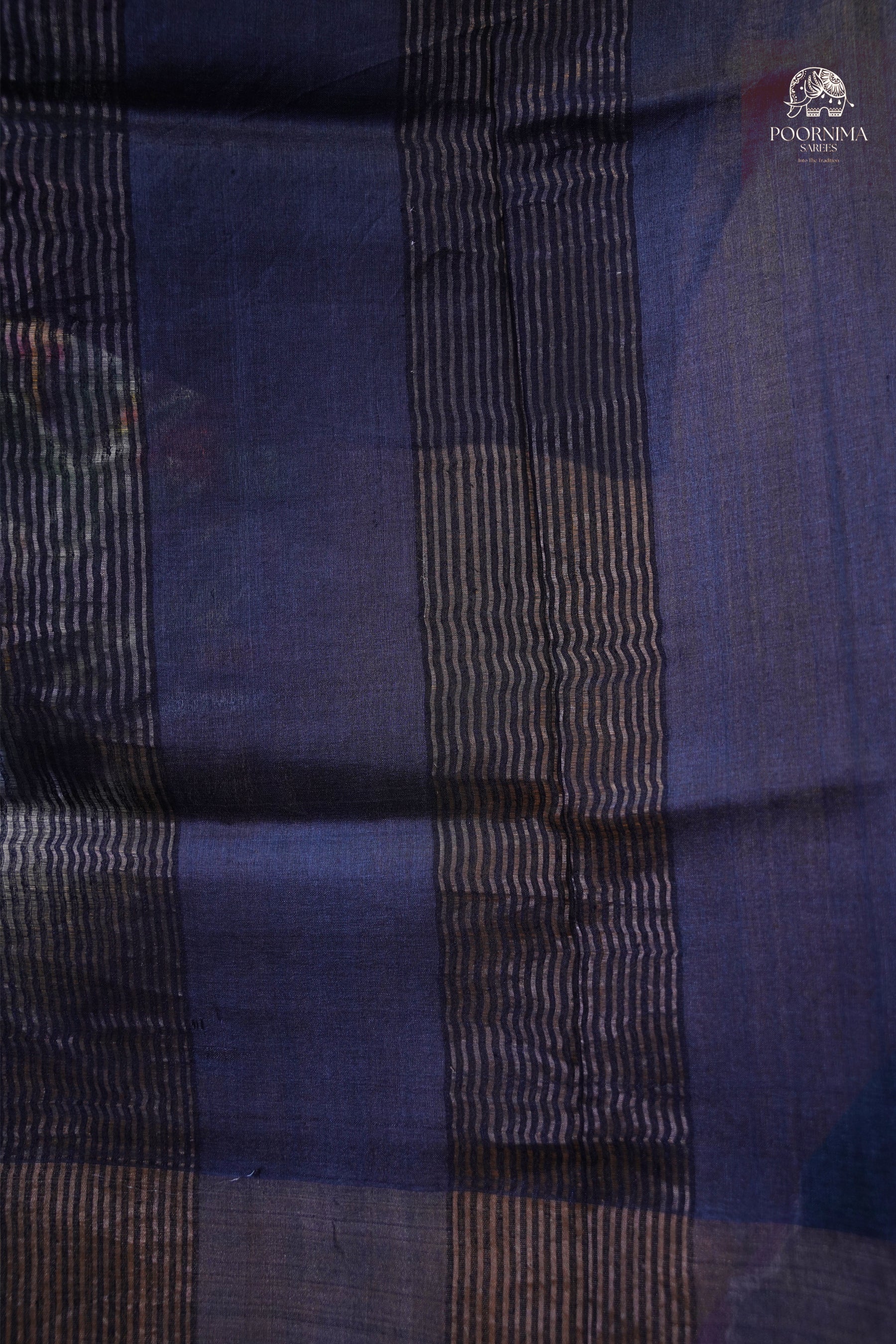 PURE TUSSAR SAREE - GREY