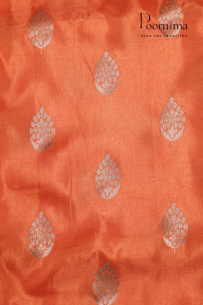 BENARASI PATTU SAREE-ORANGE