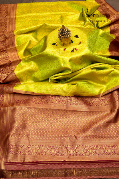 VINTAGE KANJEEVARAM- NEON