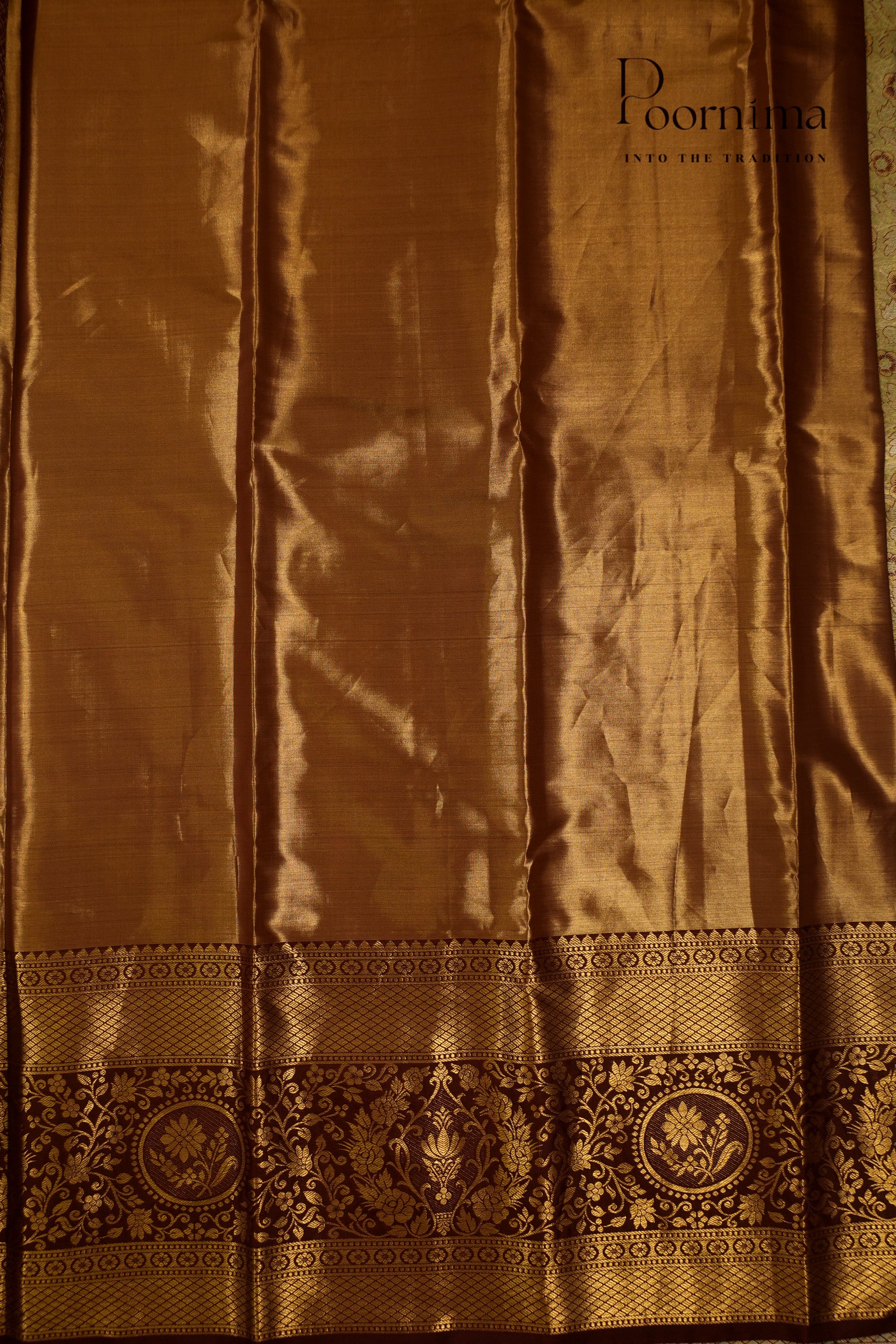 VINTAGE KANJEEVARAM- OLIVE GREEN