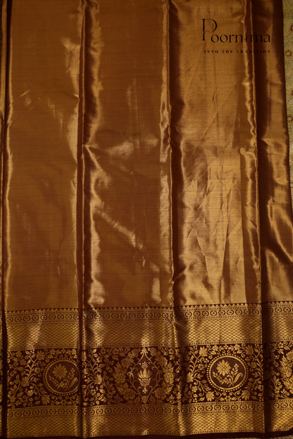 VINTAGE KANJEEVARAM- OLIVE GREEN