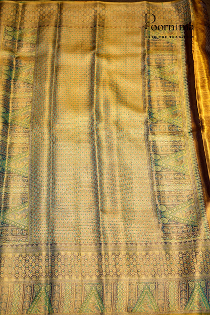 VINTAGE KANJEEVARAM-SEA GREEN