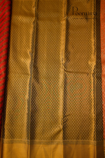 VINTAGE KANJEEVARAM- ORANGE