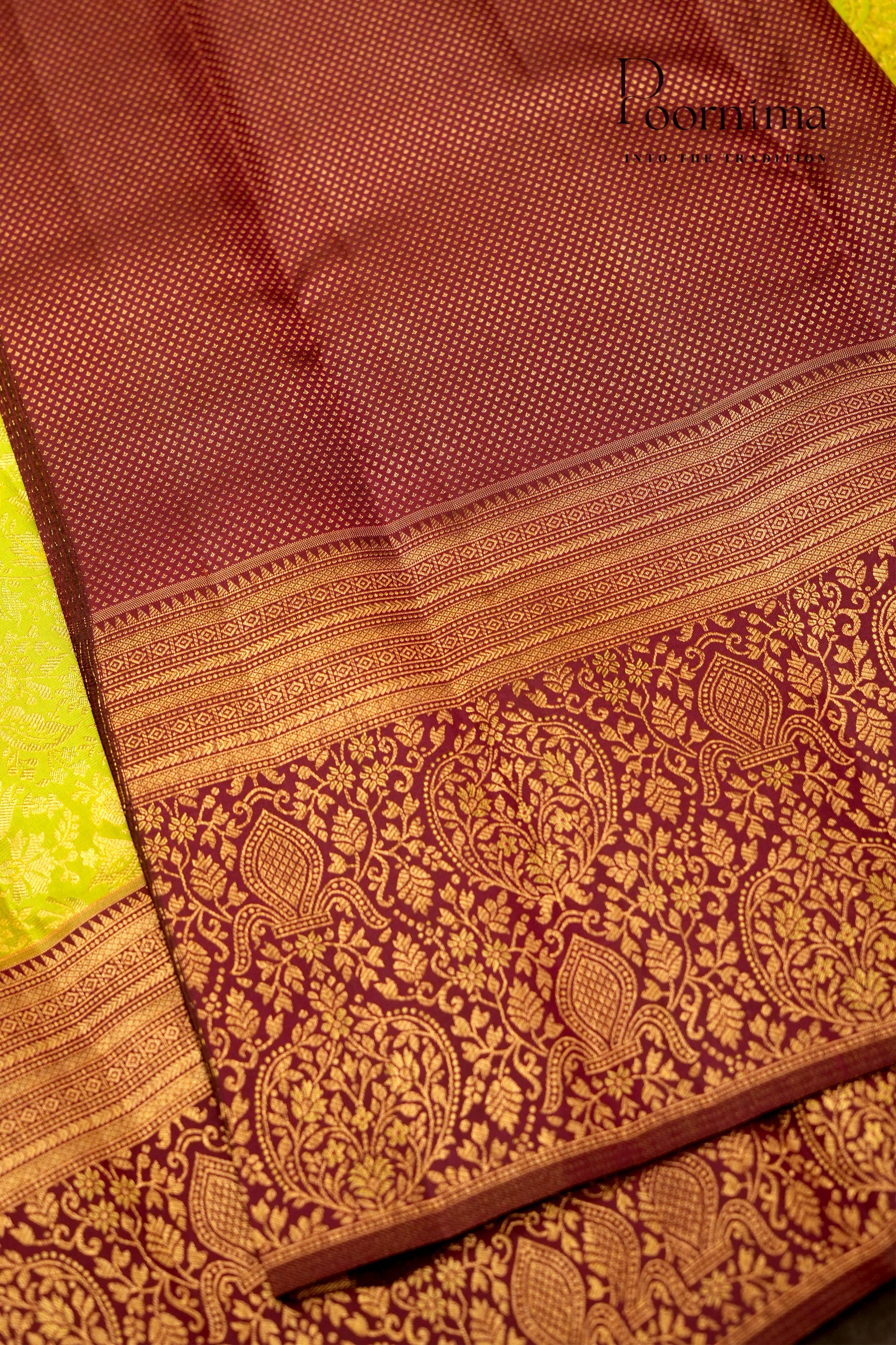 VINTAGE KANJEEVARAM- NEON