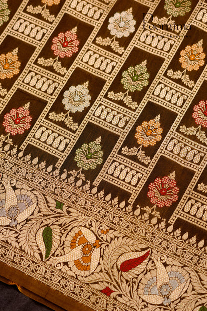 BENARASI PATTU- CARAMEL