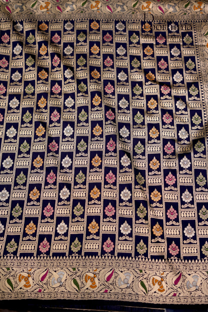 BENARASI PATTU- BLUE