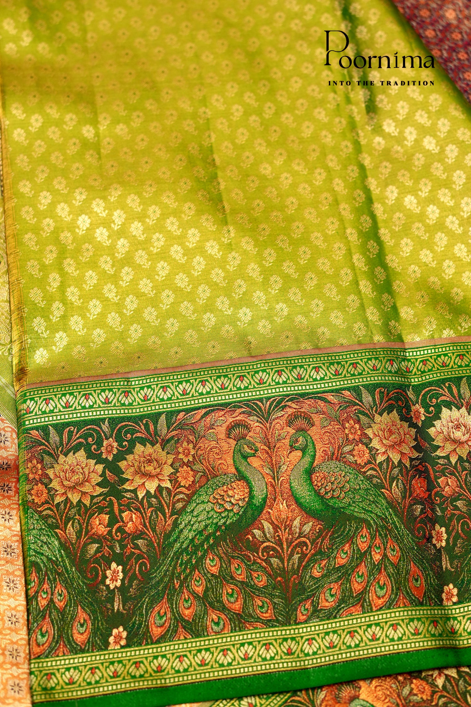 VINTAGE KANJEEVARAM-PUMPKIN