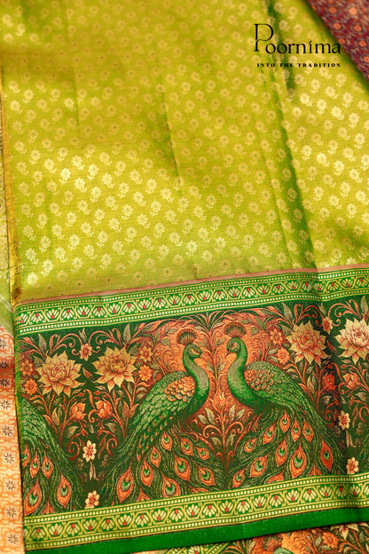 VINTAGE KANJEEVARAM-PUMPKIN