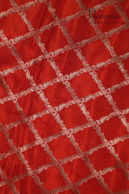 BENARASI PATTU SAREE-ORANGE