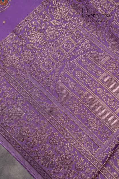 BENARASI FANCY SAREE- PURPLE