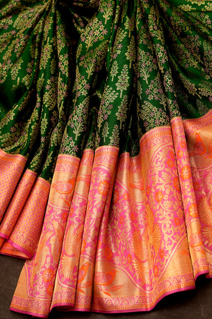 VINTAGE KANJEEVARAM-GREEN