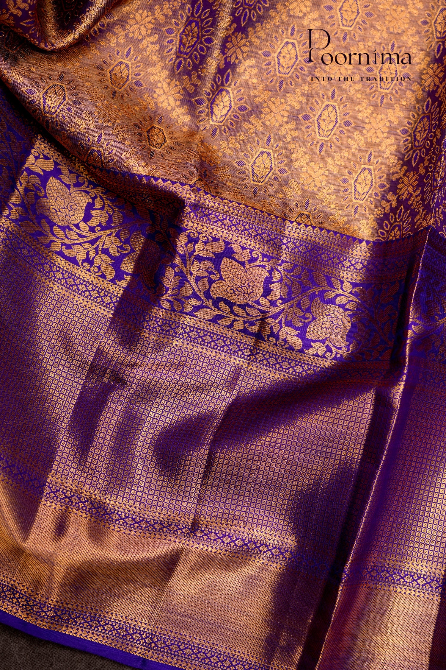 VINTAGE KANJEEVARAM- BLUE