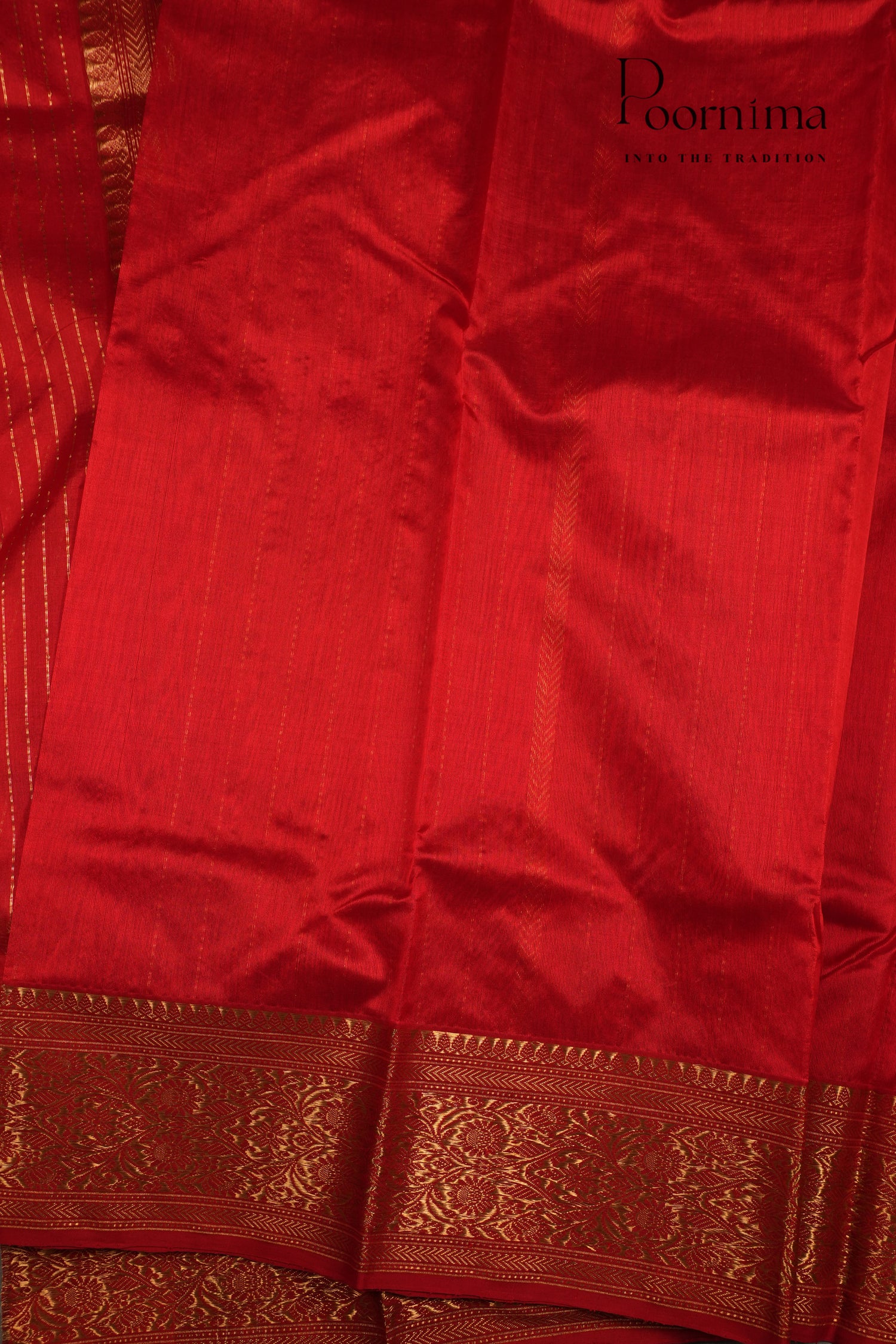 CHANDERI SAREE-ORANGE