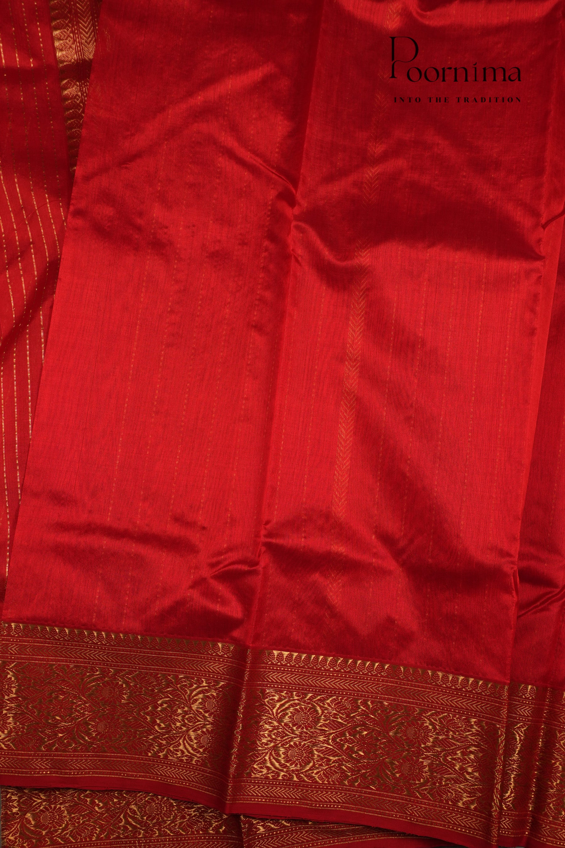 CHANDERI SAREE-ORANGE
