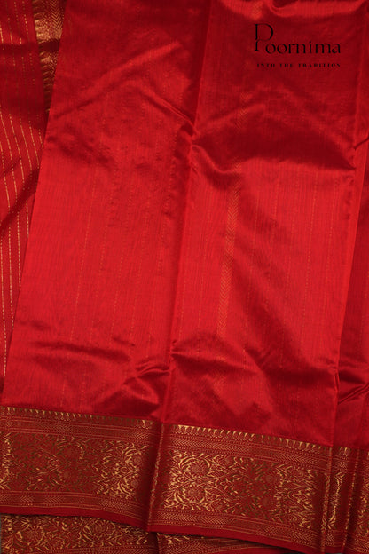 CHANDERI SAREE-ORANGE