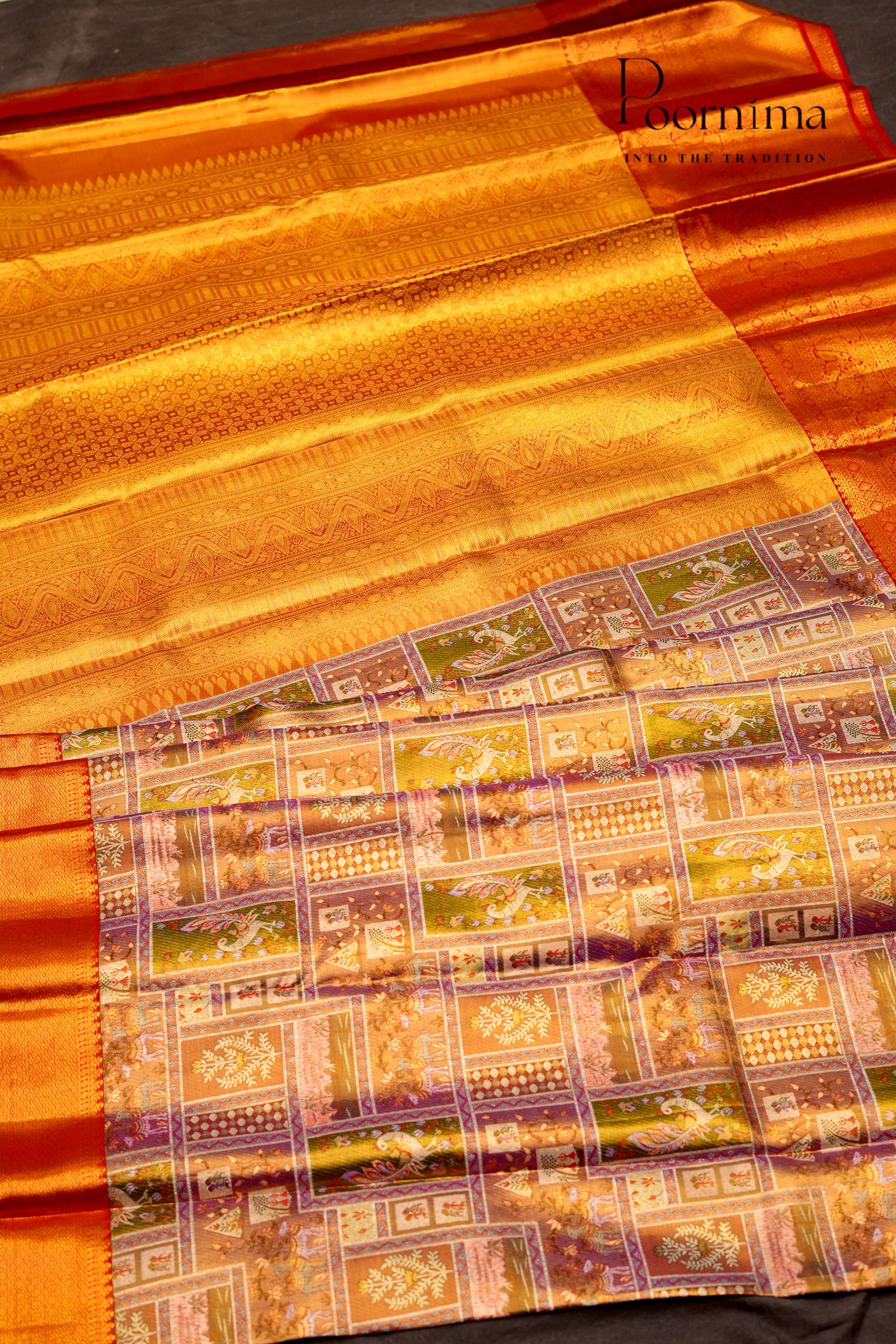 VINTAGE KANJEEVARAM- FLAMINGO PINK