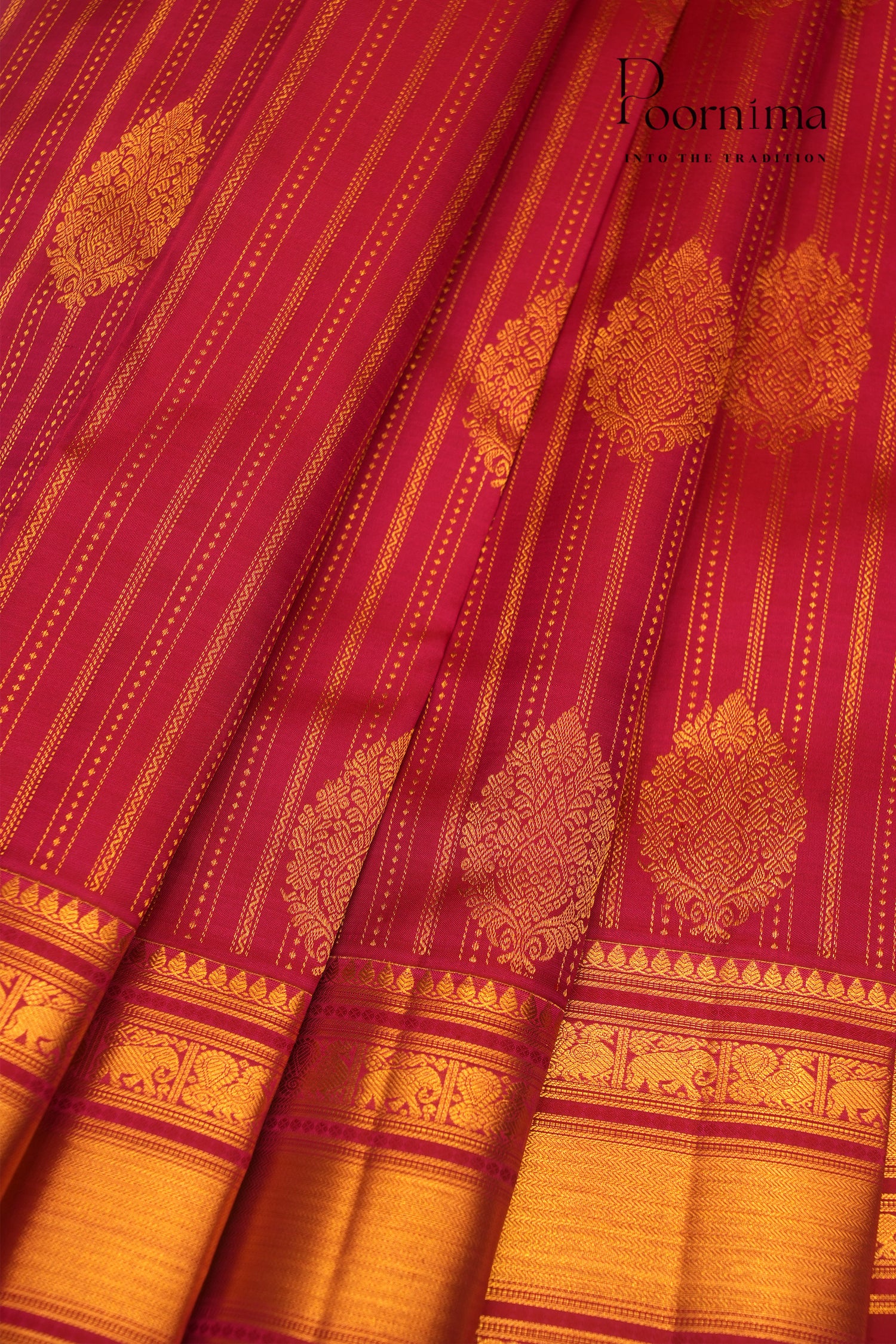 VINTAGE KANJEEVARAM- MAGENTA PINK