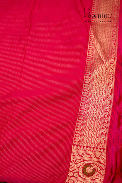 BENARASI PATTU- DARK PINK