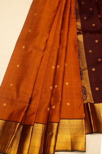 VINTAGE KANJEEVARAM- BROWN