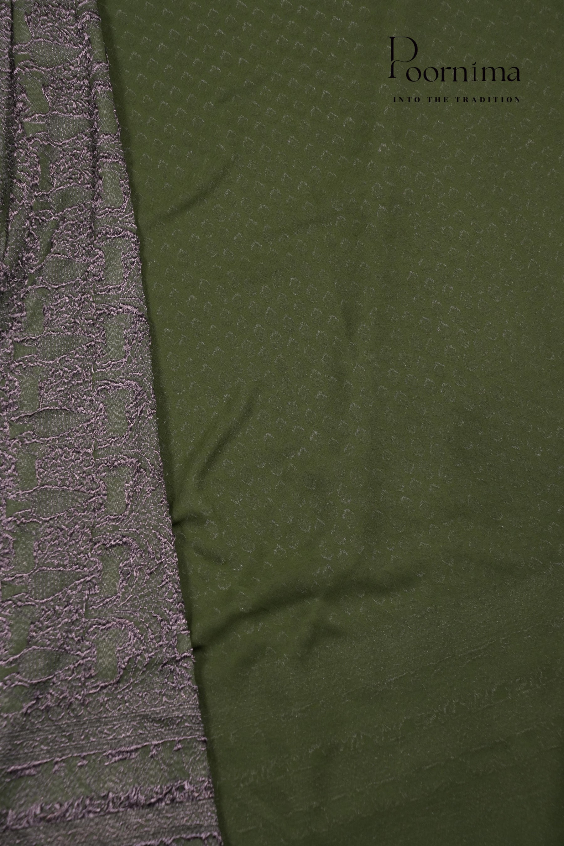 BENARASI GEORGETTE SAREE-GREEN