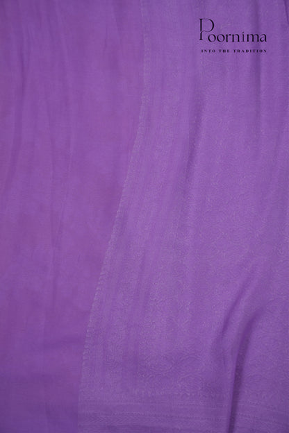 KHADDI GEORGETTE SAREE- PEACH