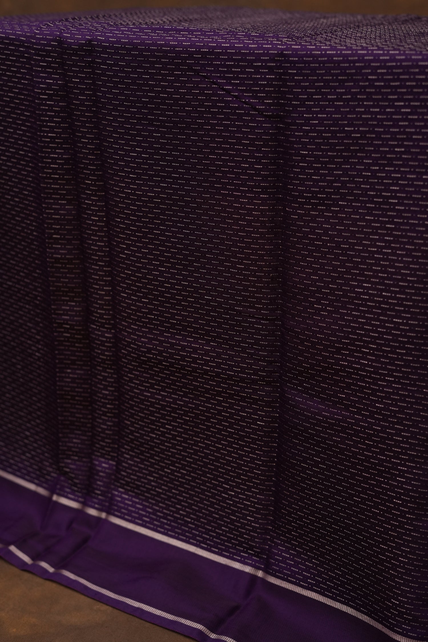 SEMI MYSORE CRAPE SAREE-LEMON YELLOW