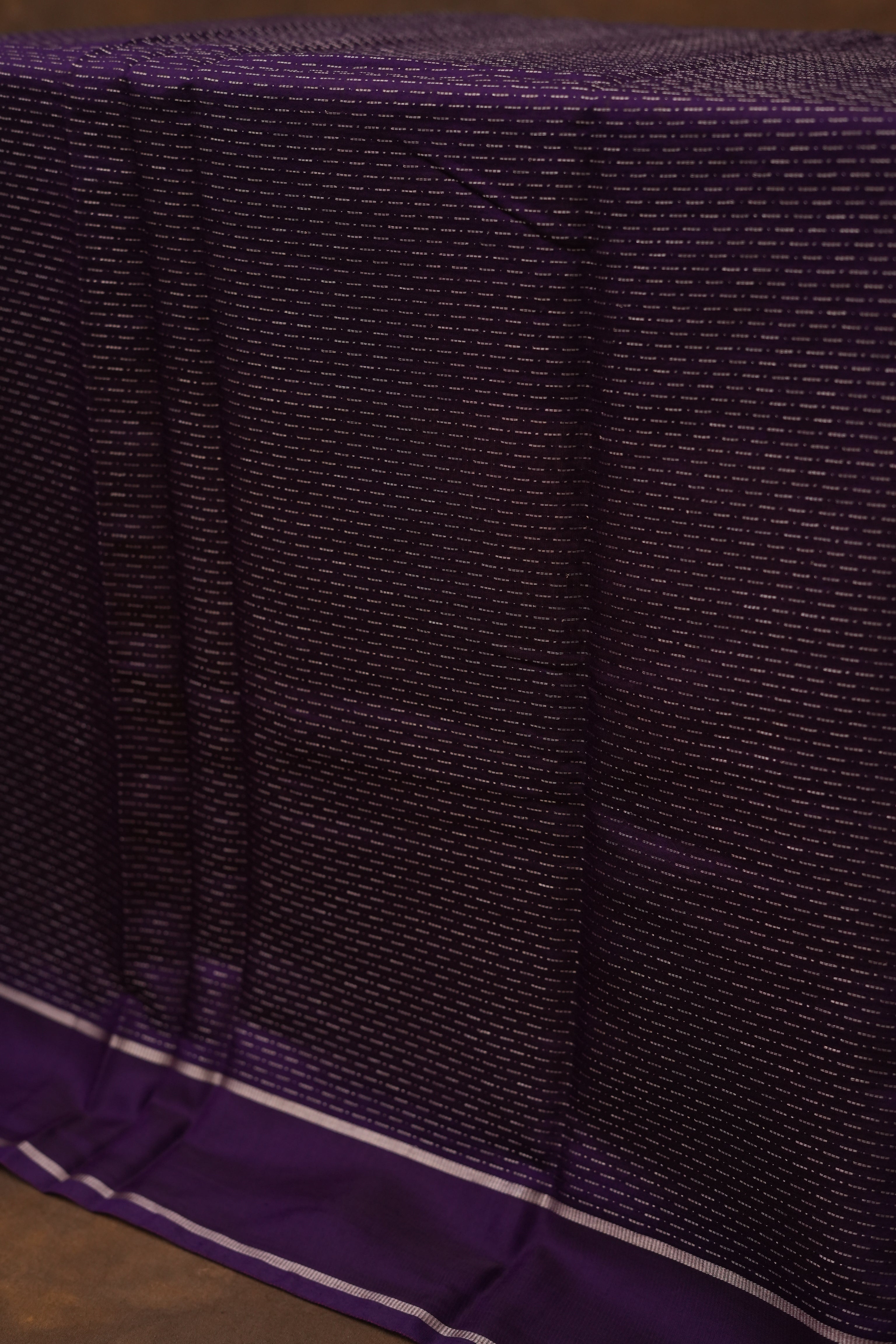 SEMI MYSORE CRAPE SAREE-LEMON YELLOW