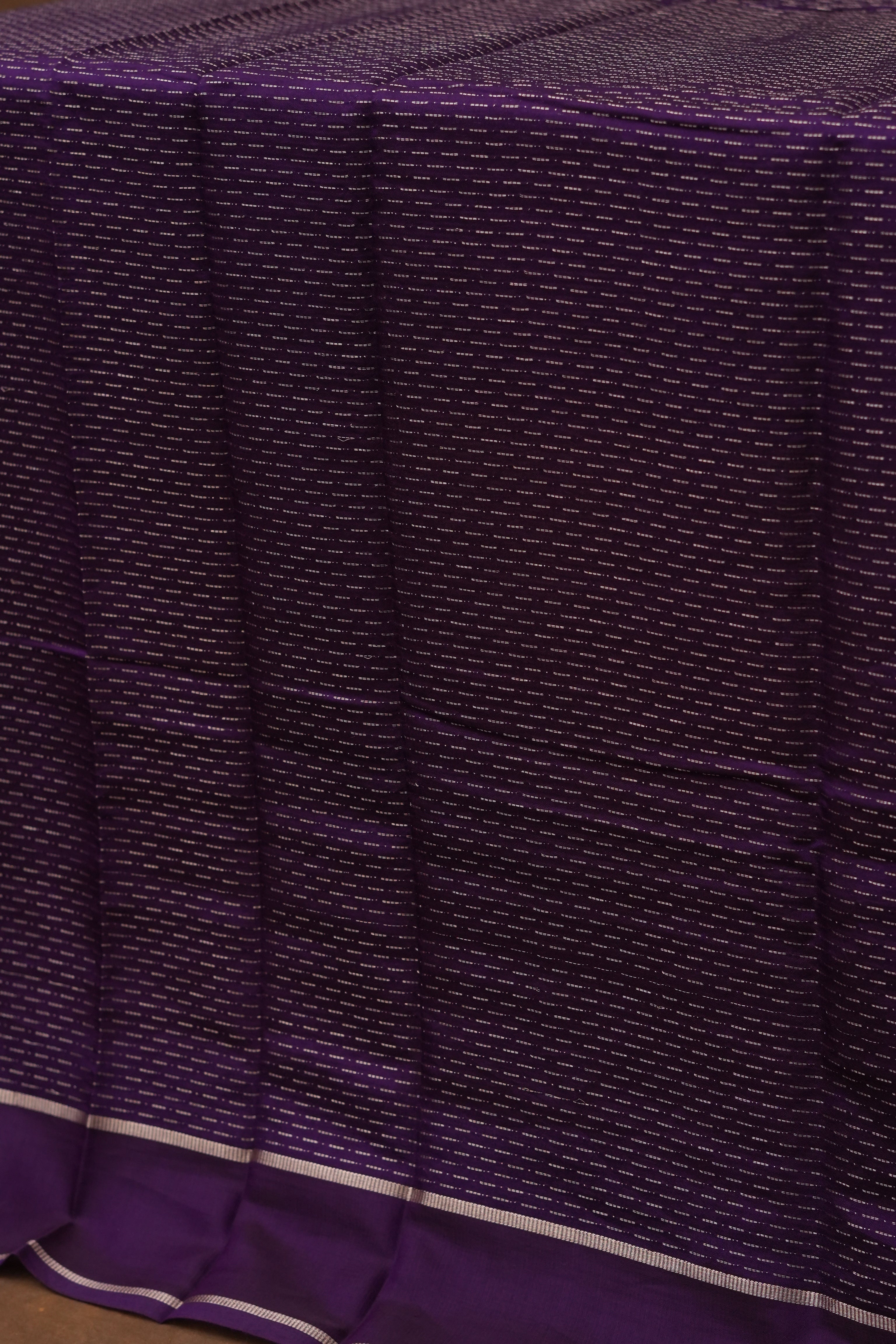 SEMI MYSORE CRAPE SAREE-PURPLE LAVENDER