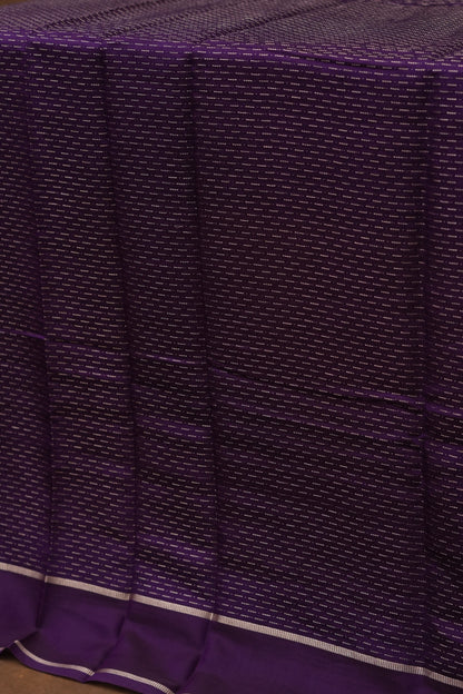 SEMI MYSORE CRAPE SAREE-PURPLE LAVENDER