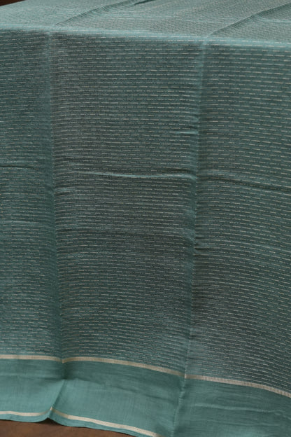 SEMI MYSORE CRAPE SAREE-BRINJAL