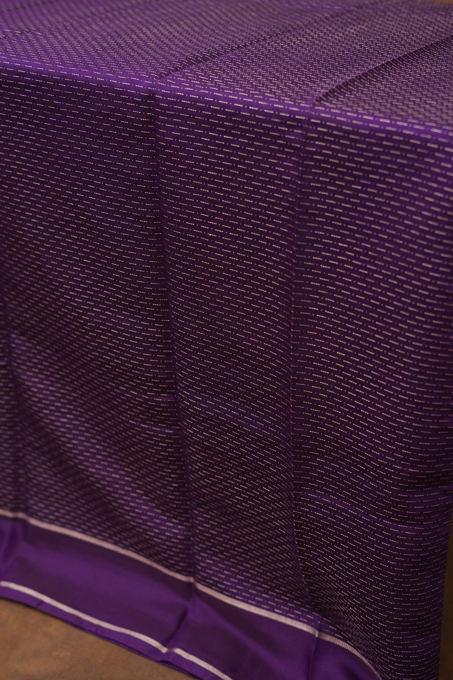 SEMI MYSORE CRAPE SAREE-LEMON GREEN