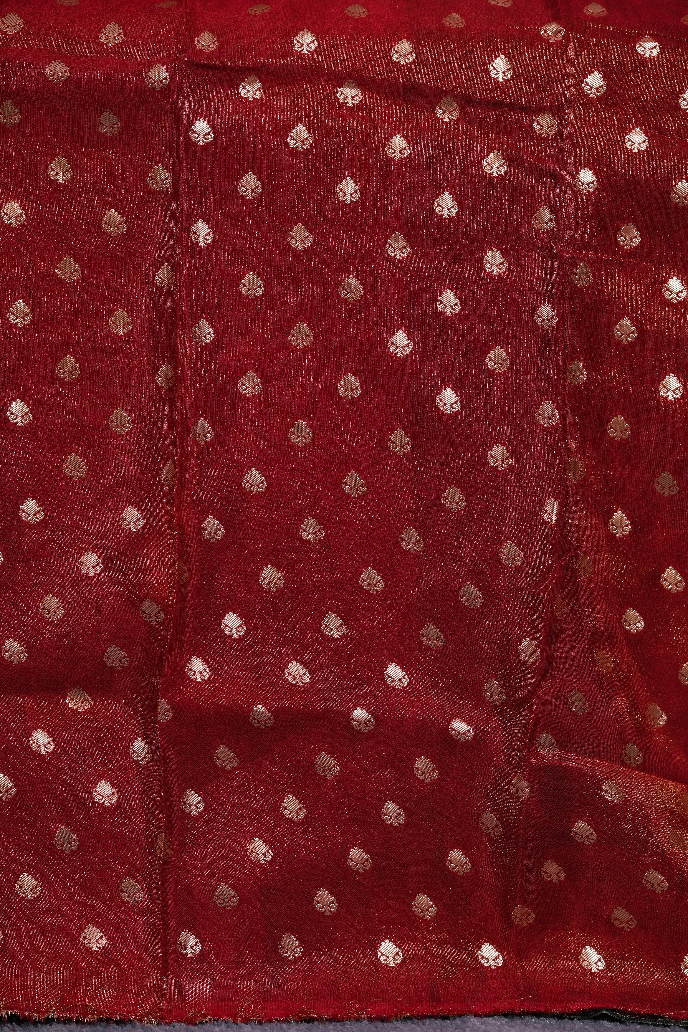 CHINNON GEORGETTE SAREE- HALF WHITE