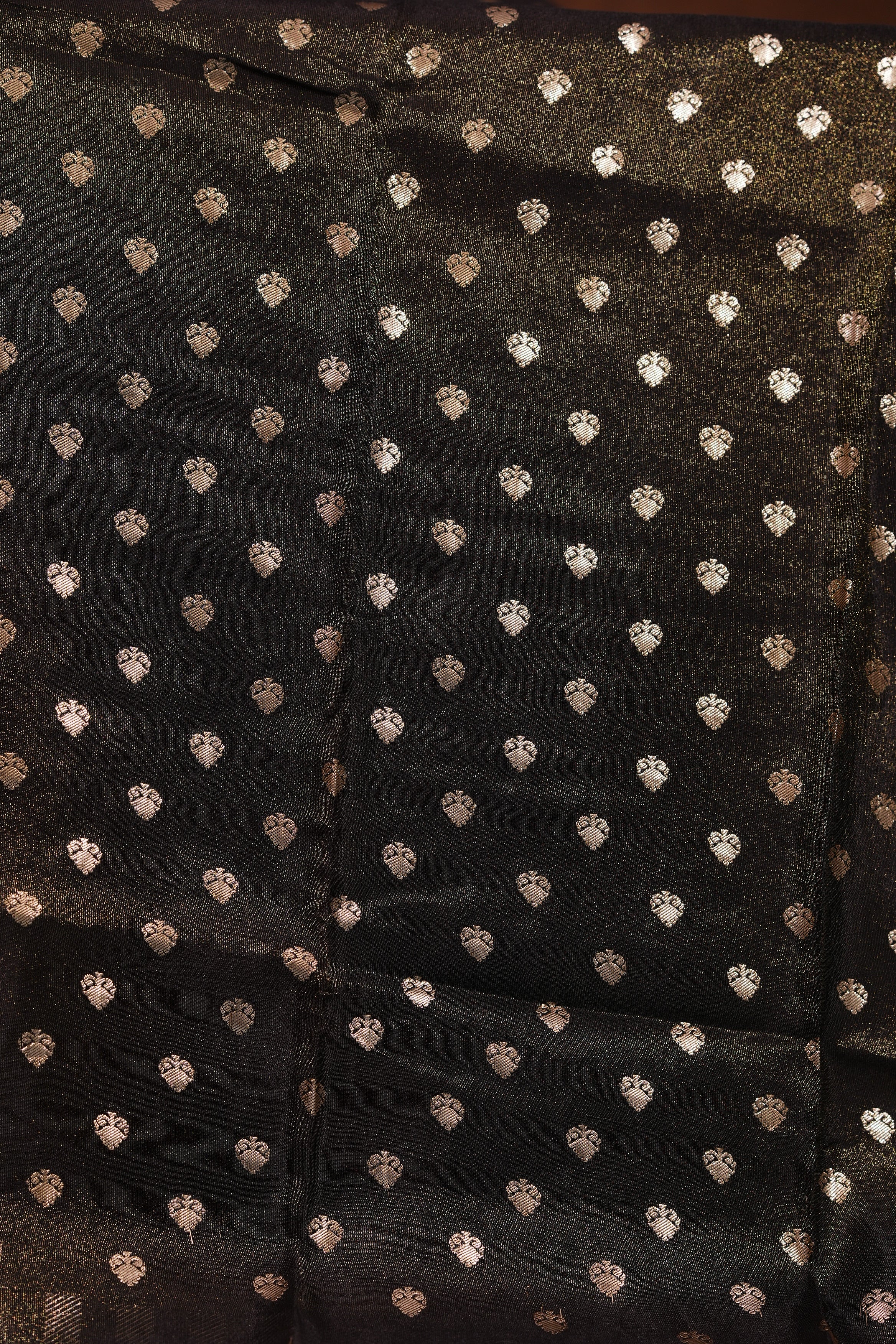 CHINNON GEORGETTE SAREE- HALF WHITE