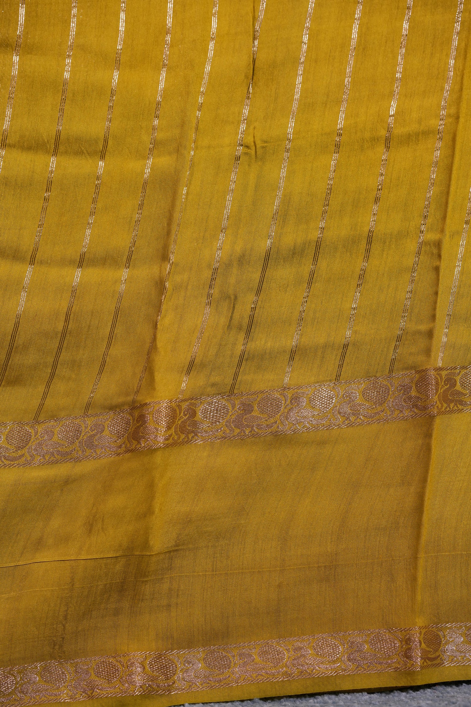 SEMI MYSORE CRAPE SAREE-BLACK