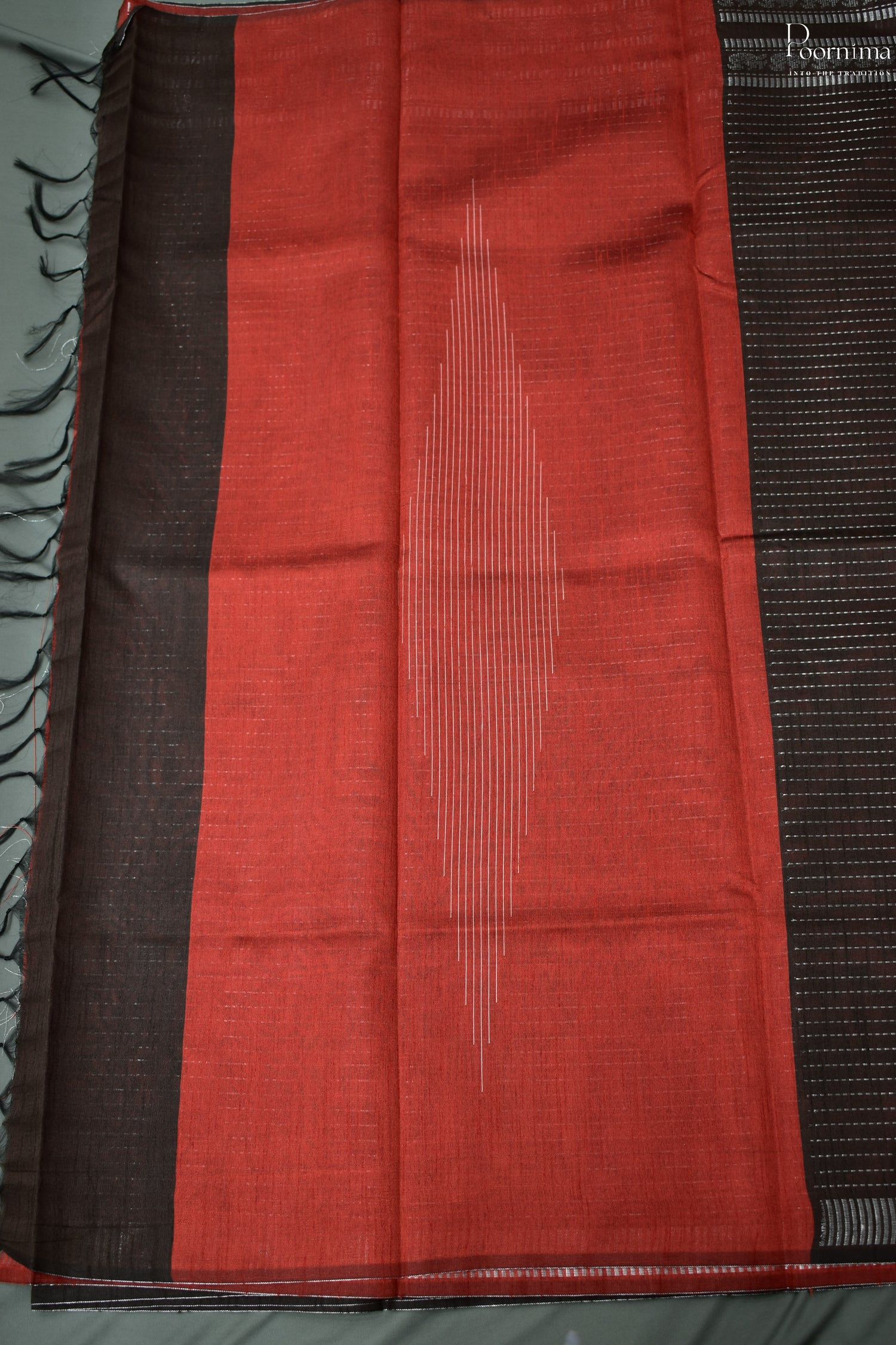 BROWN- DUPIYANA FANCY SAREE