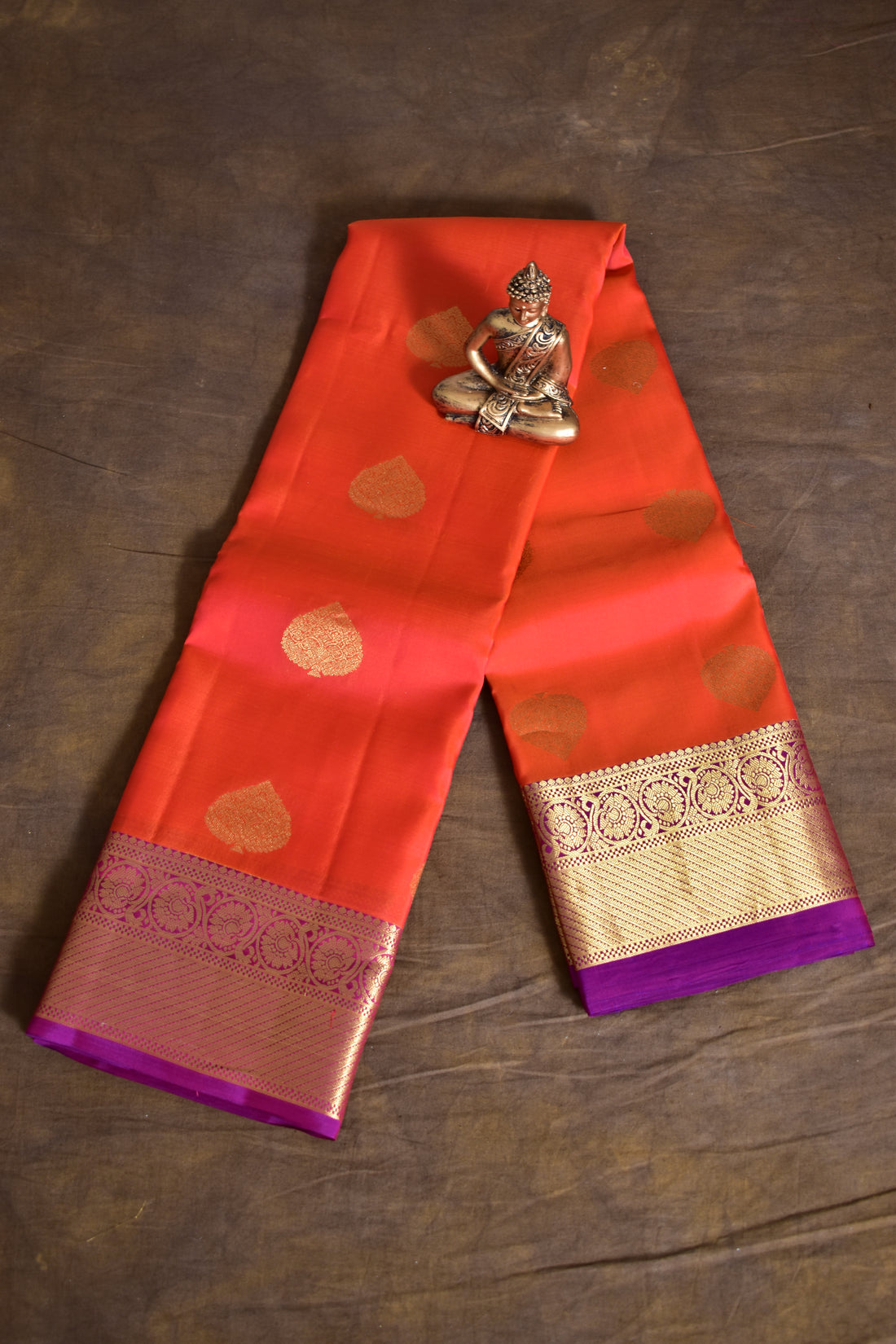 PURE VINTAGE KANCHI PATTU SAREE - KADHAMBARI SILKS