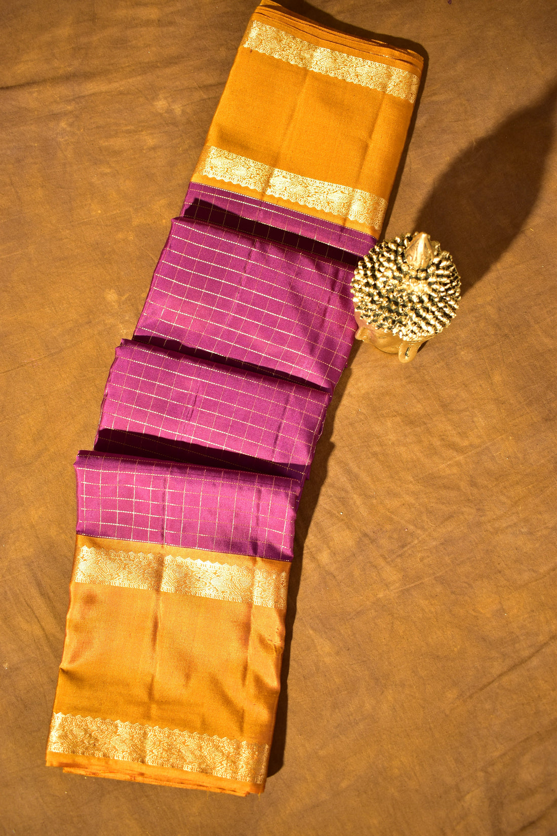 PURE VINTAGE KANCHI PATTU SAREE - KADHAMBARI SILKS