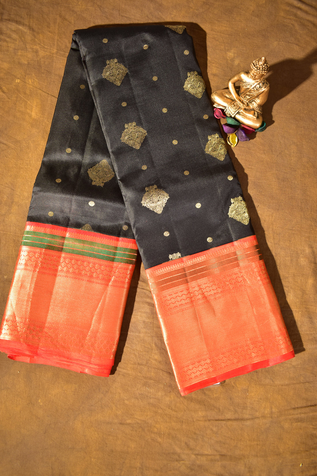 PURE VINTAGE KANCHI PATTU SAREE - KADHAMBARI SILKS