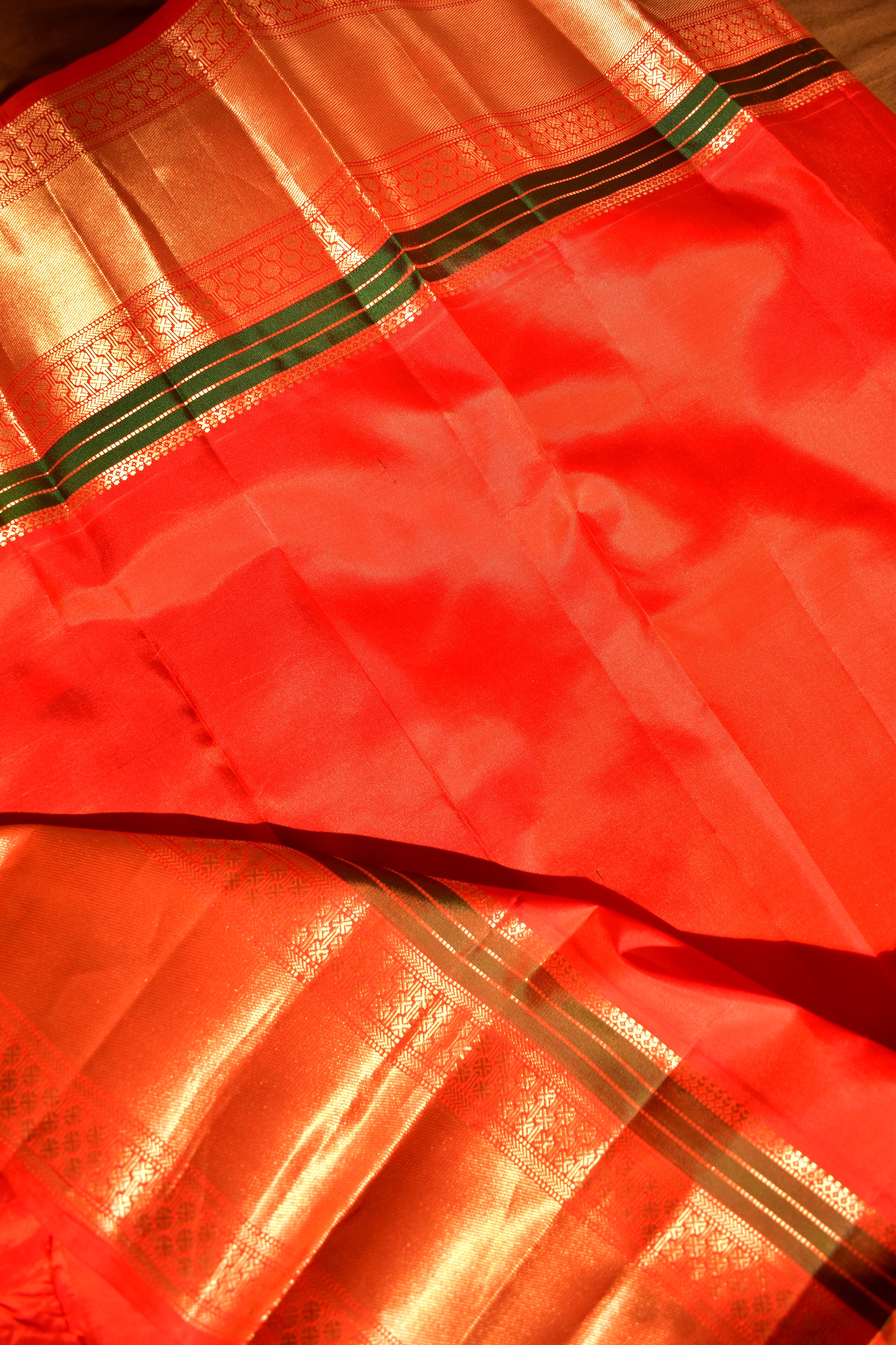 PURE VINTAGE KANCHI PATTU SAREE - KADHAMBARI SILKS