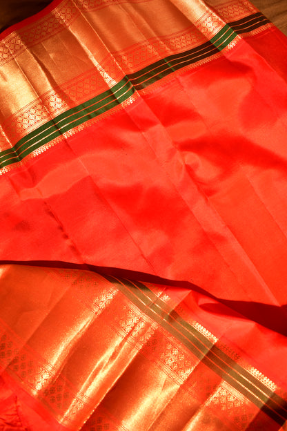 PURE VINTAGE KANCHI PATTU SAREE - KADHAMBARI SILKS